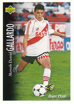 Marcelo Gallardo River Plate 1995 Upper Deck Futbol Argentina #60